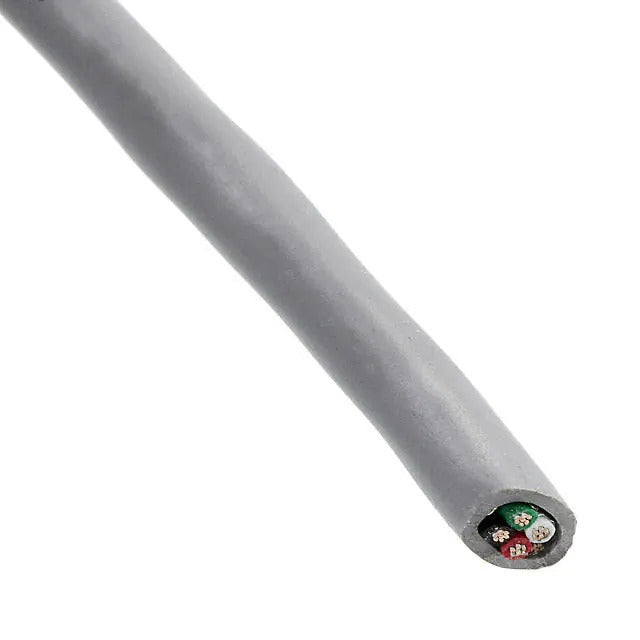 Alpha Wire 2414C SL001 | 4 Conductor Multi-Conductor Cable Slate 20 AWG Foil 1000.0' (304.8m)