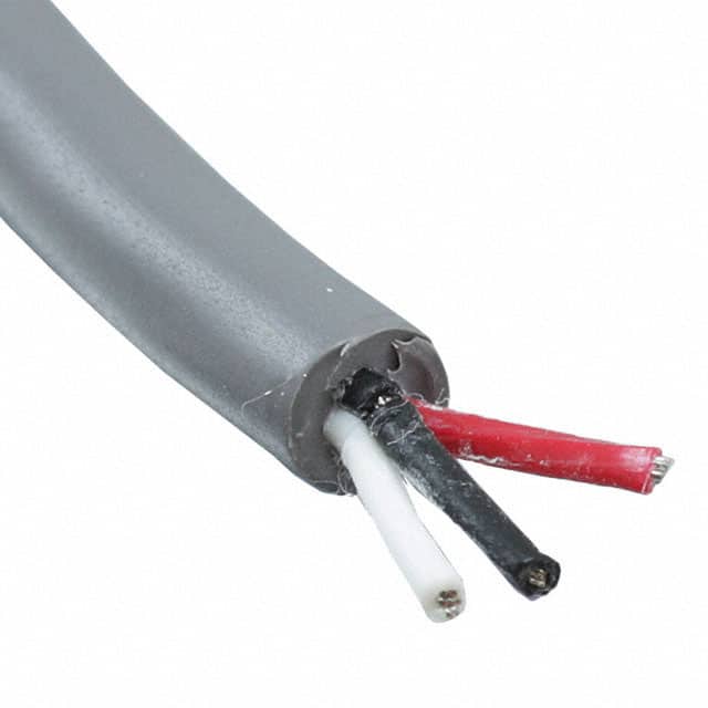 Alpha Wire 1896C SL005 | 3 Conductor Multi-Conductor Cable Slate 20 AWG 100.0' (30.5m)