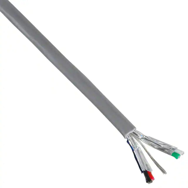 Alpha Wire 2466C SL001 | 4 (2 Pair Twisted) Conductor Multi-Pair Cable Slate 22 AWG Foil 1000.0' (304.8m)