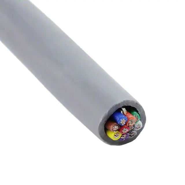 Alpha Wire 5100C SL001 | 10 Conductor Multi-Conductor Cable Slate 24 AWG Foil 1000.0' (304.8m)