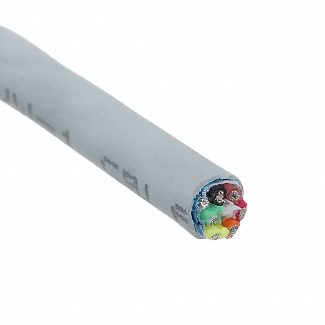 Alpha Wire 5196C SL001 | 6 Conductor Multi-Conductor Cable Slate 22 AWG Foil 1000.0' (304.8m)