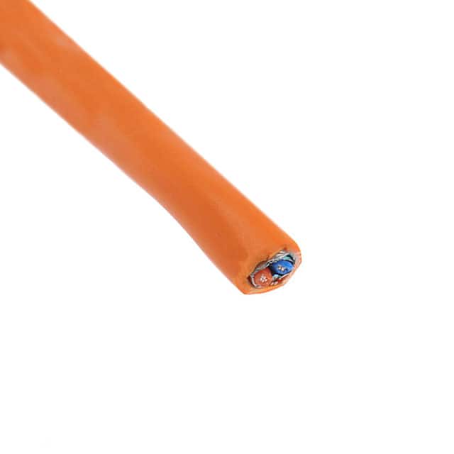 Alpha Wire 6459 OR001 | Fieldbus Cable, 18AWG, 1 Conductor, Foil, PVC, 1000 FT, Orange