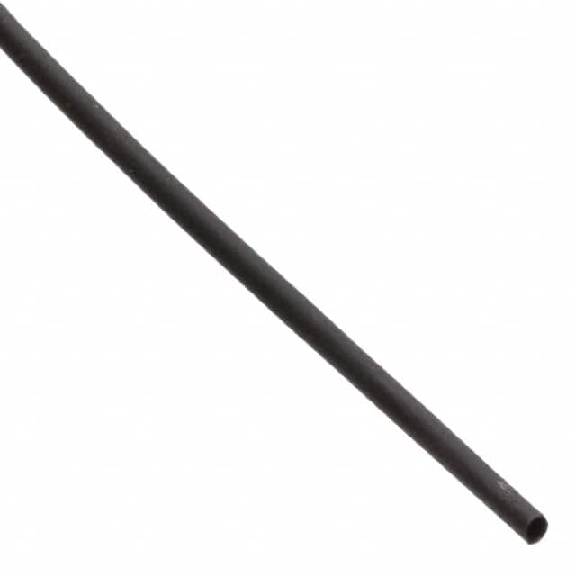 Alpha Wire F2211/16 BK103 | Heat Shrink Tubing, Flexible 0.062" (1.57mm) 2 to 1 Black 4.00' (1.22m)