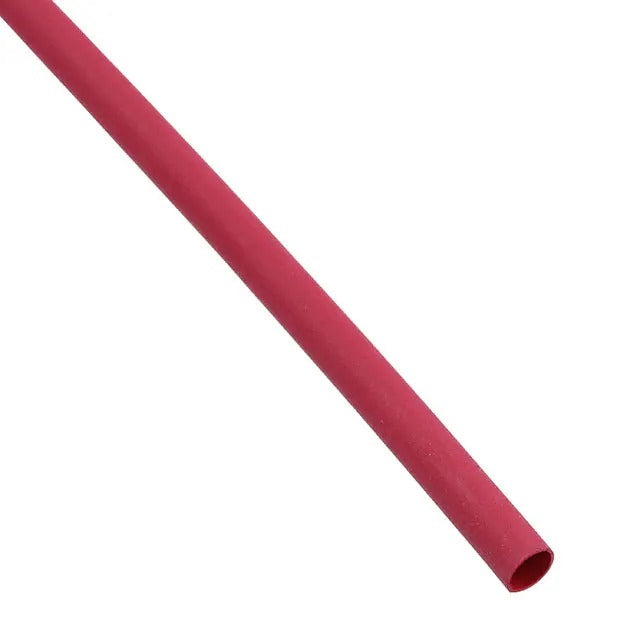 Alpha Wire F2211/4 RD103 | Heat Shrink Tubing, Flexible 0.250" (6.35mm) 2 to 1 Red 4.00' (1.22m)