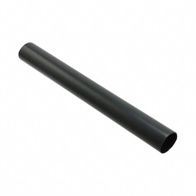 Alpha Wire F6001/4 BK016 | Heat Shrink Tubing, Flexible 0.250" (6.35mm) 2 to 1 Black 150.0' (45.7m)