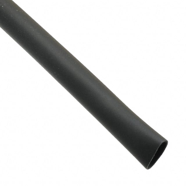 Alpha Wire F6503/16 BK005 | Heat Shrink Tubing, Flexible 0.187" (4.75mm) 2 to 1 Black 100.0' (30.5m)