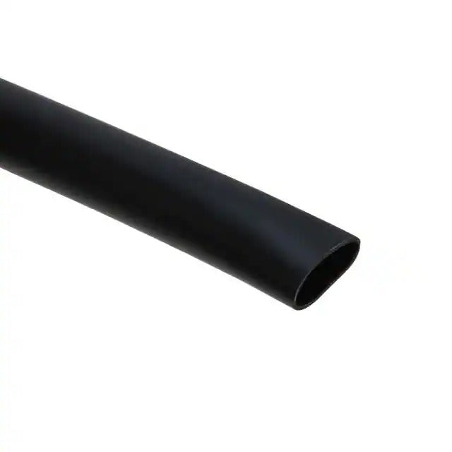 Alpha Wire P1055/16 BK005 | Black Poly-Vinyl Chloride (PVC) Smooth Solid Tubing 0.313" (7.95mm) 100' (30.48m)