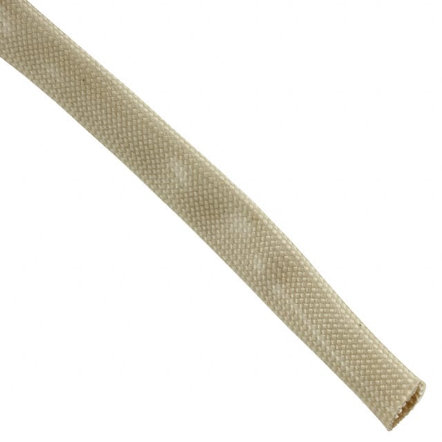 Alpha Wire PF2006 NA005 | Natural Fiberglass, Silicone Coated Braided Sleeving 0.162" (4.11mm) 100' (30.48m)