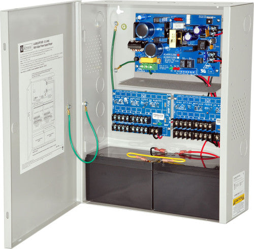Altronix AL400XPD16CB220 | Power Supply Charger, 16 PTC Class 2 Outputs, 12/24VDC @ 4A, 220VAC, BC400 Enclosure