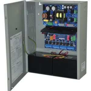 Altronix EFLOW104NKA8D | Dual Output Power Supply/Charger, 8 PTC Protected Auxiliary Class 2 Power-limited Outputs