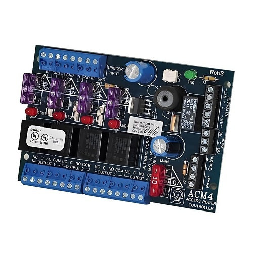 Altronix MAXFIT16A4 | 16 Channel 4Amp 12VDC or 4Amp 24VDC Access Control Power Supply