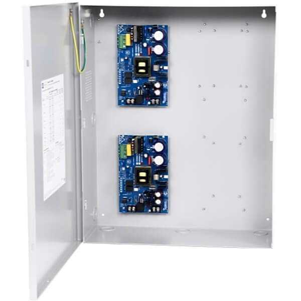 Altronix MAXFIT55E | Dual Power Supply Expandable Power Systems, 12VDC @ 10A and 12VDC @ 10A. BC750 Enclosure