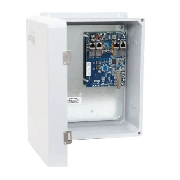 Altronix NETWAY4E1WPN | 4-port Hardened PoE Switch; NEMA4/4X rated Outdoor enclosure