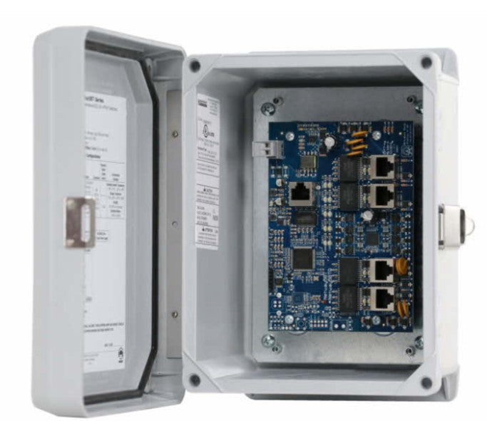 Altronix NETWAY5BTWPN | 5-port Hardened 802.3bt 4PPoE Switch - NEMA4/4X Rated Outdoor Enclosure