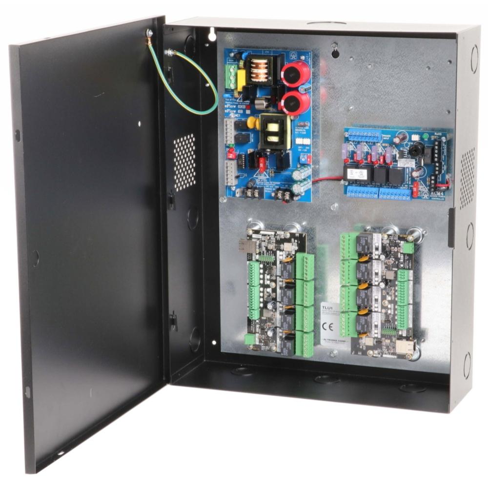 Altronix T1KE3F4 | 4-Door Altronix/Kisi Access and Power Integration Kit - Trove1LU1 with eFlow6NB, ACM4