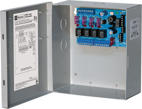 Altronix ACM4E | Access Power Controller, 4 Fused Relay Outputs, FAI, BC100 Enclosure