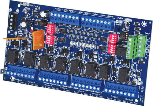 Altronix ACMS8CB | Dual Input Access Power Controller, 8 PTC Protected Outputs, Board