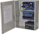 Altronix AL1012ACMCB220 | Access Power Controller with Power Supply/Charger, 8 PTC Class 2 Relay Outputs, 12VDC @ 10A, FAI, 220VAC, BC400 Enclosure