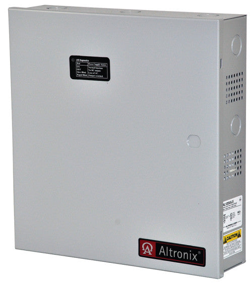 Altronix AL125ULX | Access Control Power Supply Charger, 2 PTC Class 2 Outputs, 12/24VDC @ 1A, 115VAC, BC300 Enclosure
