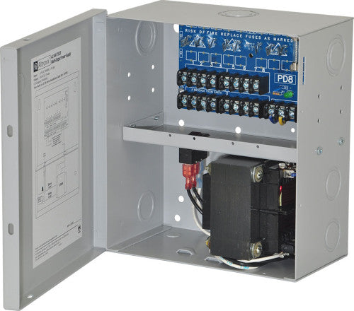 Altronix AL168175CB | Power Supply, 8 PTC Outputs, 16VAC @ 10A, 115VAC, BC100M Enclosure