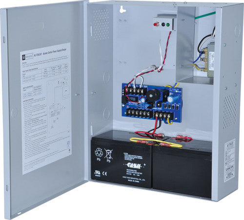 Altronix AL175ULX2 | Access Control Power Supply Charger, 2 PTC Class 2 Outputs, 12/24VDC @ 1.75A, 115VAC, BC400 Enclosure