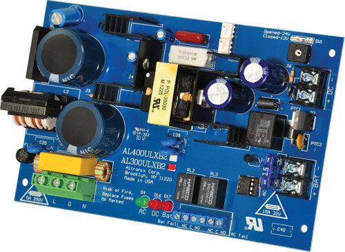 Altronix AL300ULXB2 | Power Supply Charger, Single Class 2 Output, 12/24VDC @ 2.5A, 115VAC, Board