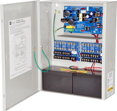 Altronix AL400XPD16220 | Power Supply Charger, 16 Fused Outputs, 12/24VDC @ 4A, 220VAC, BC400 Enclosure