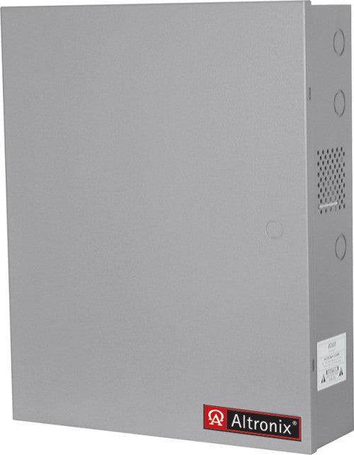 Altronix AL600ULACMJ | Access Power Controller w/ Power Supply/Charger, 8 Fused Relay Outputs, 12/24VDC @ 6A, FAI, 115VAC, BC600G Enclosure