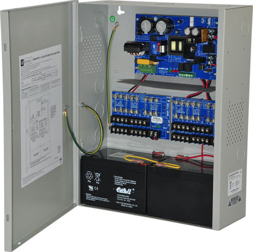 Altronix AL600XPD16220 | Power Supply Charger, 16 Fused Outputs, 12/24VDC @ 6A, 220VAC, BC400 Enclosure