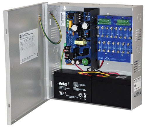 Altronix ALTV1224DCCB220 | CCTV Power Supply, 8 PTC Outputs, 12/24VDC @ 4A, 220VAC, BC300 Enclosure