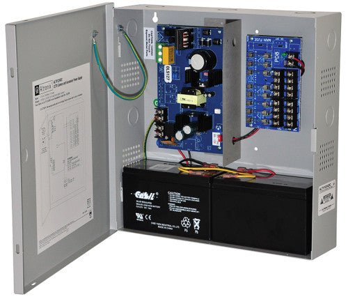 Altronix ALTV1224DCCB | CCTV Power Supply, 8 PTC Outputs, 12/24VDC @ 4A, 115VAC, BC300 Enclosure