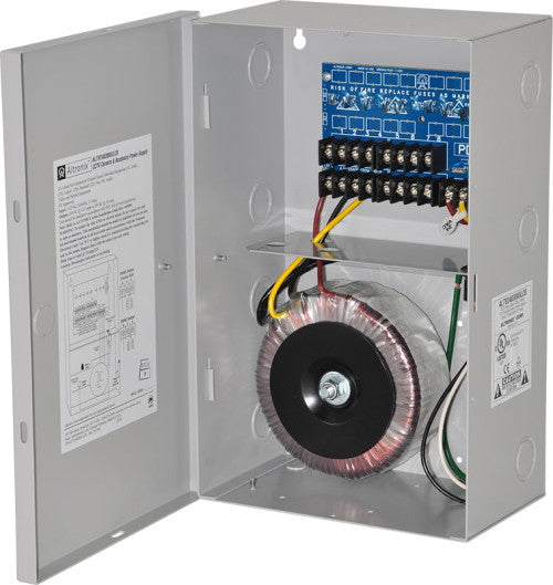 Altronix ALTV248300ULCB | CCTV Power Supply, 8 PTC Class 2 Outputs, 24/28VAC @ 12.5A, 115VAC, BC200 Enclosure