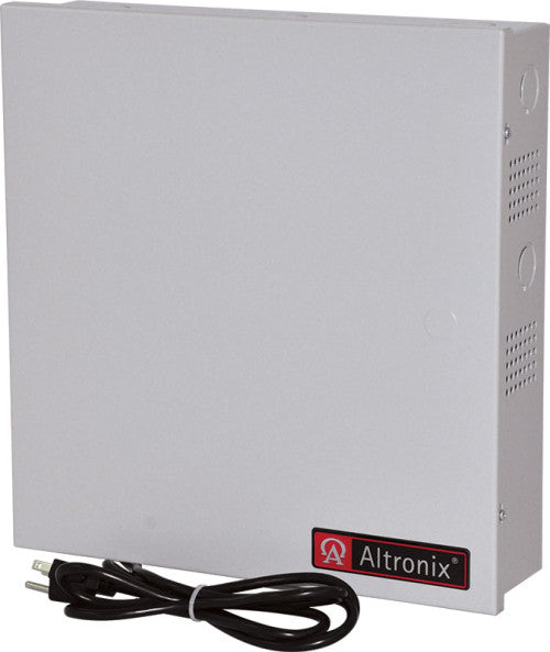 Altronix ALTV615DC616UL3 | CCTV Power Supply, 16 Fused Outputs, 6-15VDC @ 6A, 115VAC, BC300 Enclosure, includes 3-wire line cord