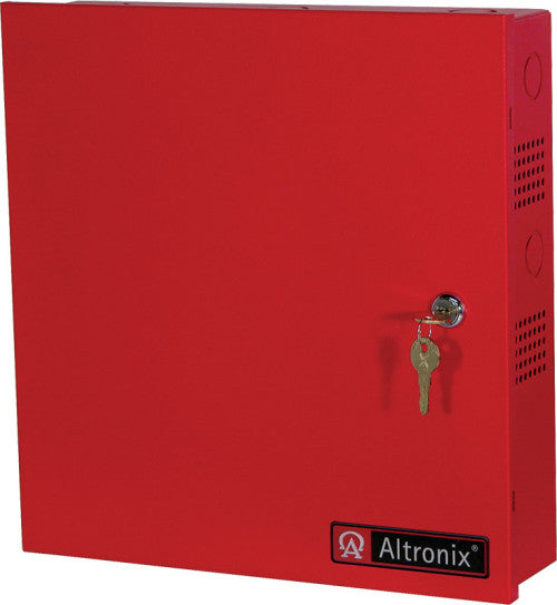 Altronix BC300R | Enclosure, 13.5"H x 13"W x 3.25"D, Red, 19 Gauge Indoor
