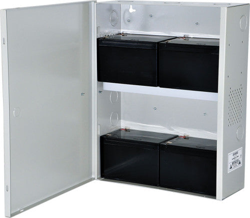 Altronix BC400SG | Enclosure, 15.5"H x 12.25"W x 4.5"D, Grey, 19 Gauge, Indoor, includes battery shelf