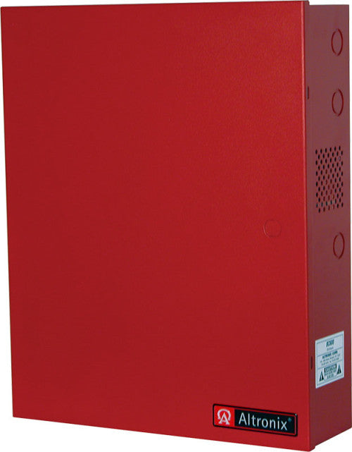 Altronix BC600 | Enclosure, 18"H x 14.5"W x 4.625"D, Red, 19 Gauge, Indoor