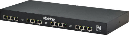 Altronix EBRIDGE1600PCRM | EoC 16 Port Receiver, 100Mbps per port, Passes PoE/PoE+, Requires Compatible Transceiver, 1U