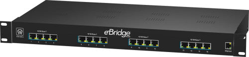 Altronix EBRIDGE16PCRX | EoC 16 Port Receiver, 25Mbps per port, Generates PoE/PoE+, Two (2) 48-56 VDC, Requires Compatible Transceiver, 1U