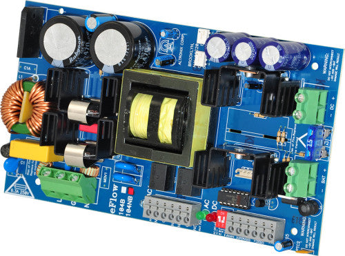 Altronix EFLOW104NB | Power Supply Charger, Single Output, 24VDC @ 10A, Aux Output, FAI, LinQ2 Ready, 115VAC, Board