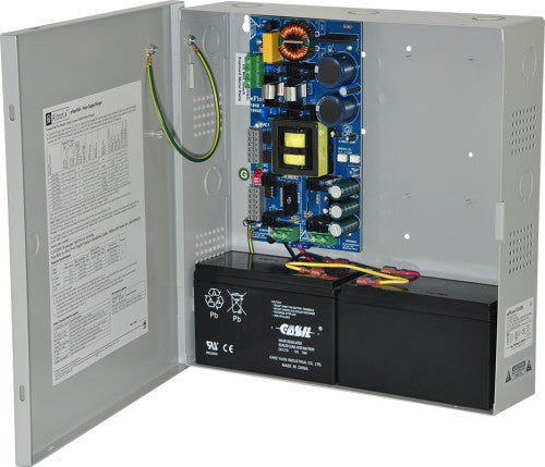Altronix EFLOW104NV | Power Supply Charger, Single Output, 24VDC @ 10A, Aux Output, FAI, LinQ2 Ready, 220VAC, BC300 Enclosure