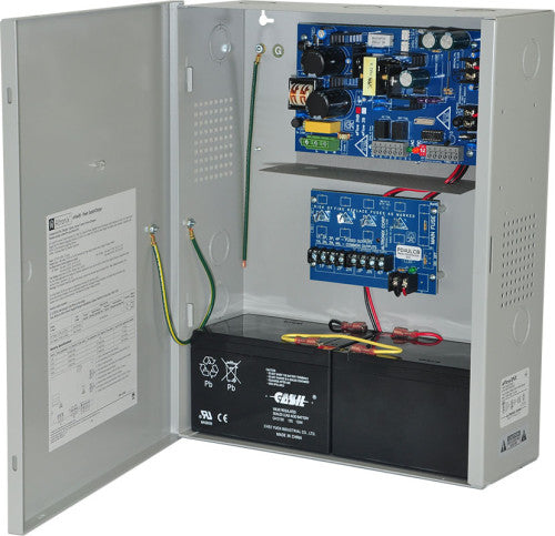 Altronix EFLOW3NX4D | Power Supply Charger, 4 PTC Class 2 Outputs, 12/24VDC @ 2A, Aux Output, FAI, LinQ2 Ready, 115VAC, BC400 Enclosure