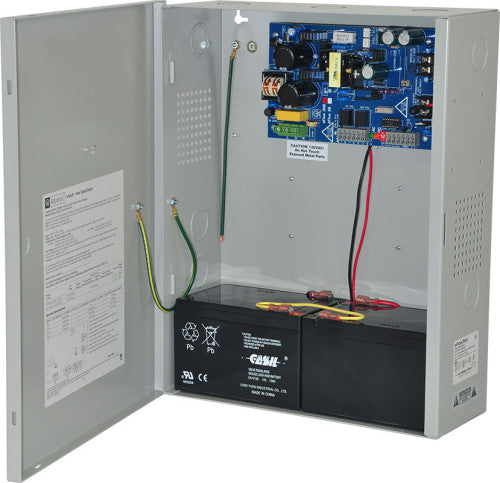 Altronix EFLOW3NX | Power Supply Charger, Single Output, 12/24VDC @ 2A, Aux Output, FAI, LinQ2 Ready, 115VAC, BC400 Enclosure