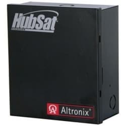 Altronix HUBSAT43D | 4 Channel Passive UTP Transceiver Hub with Integral Camera Power, Video/Data up to 750 ft., 4 amp total current