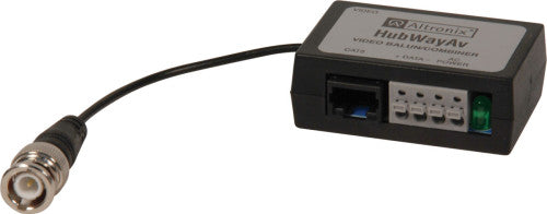 Altronix HubWayAv | UTP Passive Video/Data/Power Balun, Passes 24VAC/28VAC