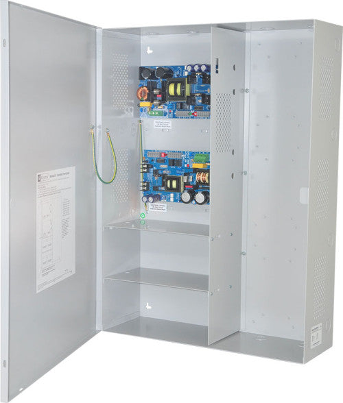 Altronix MAXIMAL37FE | Power Supply/Charger, Expand able, 1 P/S 12/24VDC @ 6A & 1 P/S 24VDC @ 10A, FAI, LinQ2 Ready, 115VAC, BC800 Enclosure