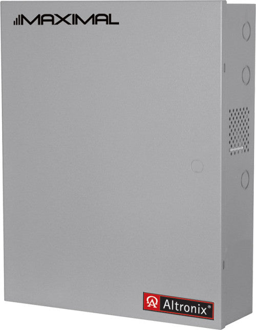 Altronix MAXIMAL55E | Power Supply Charger, Expand able, Dual 12VDC outputs @ 9.5A each, 115VAC, BC800 Enclosure