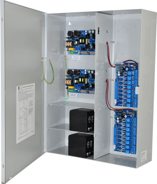 Altronix MAXIMAL55FD | Access Power Controller with Power Supply/Chargers, 16 PTC Class 2 Relay Outputs, Dual 12VDC P/S @ 9.5A each, FAI, LinQ2 Ready, 115VAC, BC800 Enclosure