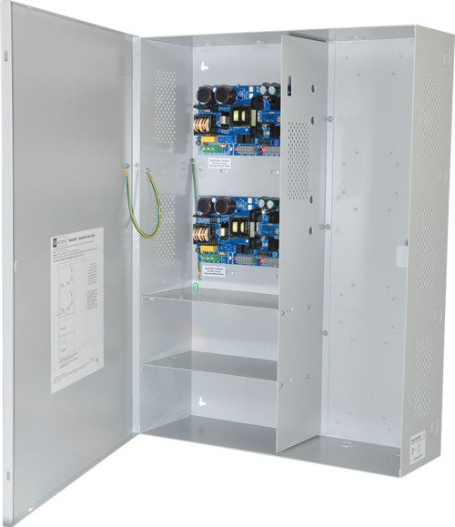 Altronix MAXIMAL55FEV | Power Supply/Chargers, Expandable, Dual 12VDC outputs @ 9.5A each, 220VAC, FAI, LinQ2 Ready, BC800 Enclosure