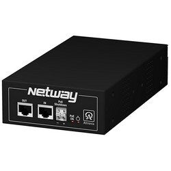 Altronix NETWAY1EV | Midspan Injector, Single Port, 10/100/1000, PoE/PoE+/LTPoE++, 70W, 230VAC, Shutdown Trigger