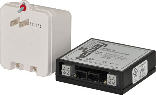Altronix NETWAY1XP | Midspan Injector, Single Port, 10/100, PoE/PoE+, 30W, 24VAC/VDC, Shutdown Trigger, Includes Plugin Transformer